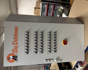 Control box lighting stimulation light